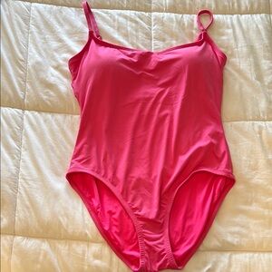 Women’s Vibrant Pink One-Piece Swimsuit